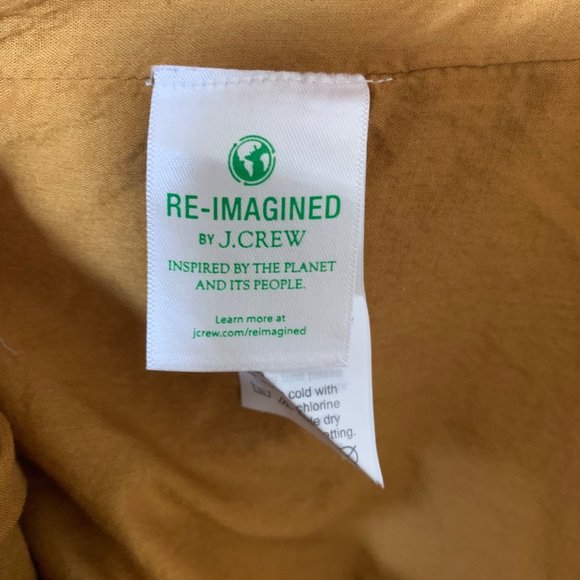 J. Crew Mustard Yellow Eyelet Blouse - Picture 4 of 4